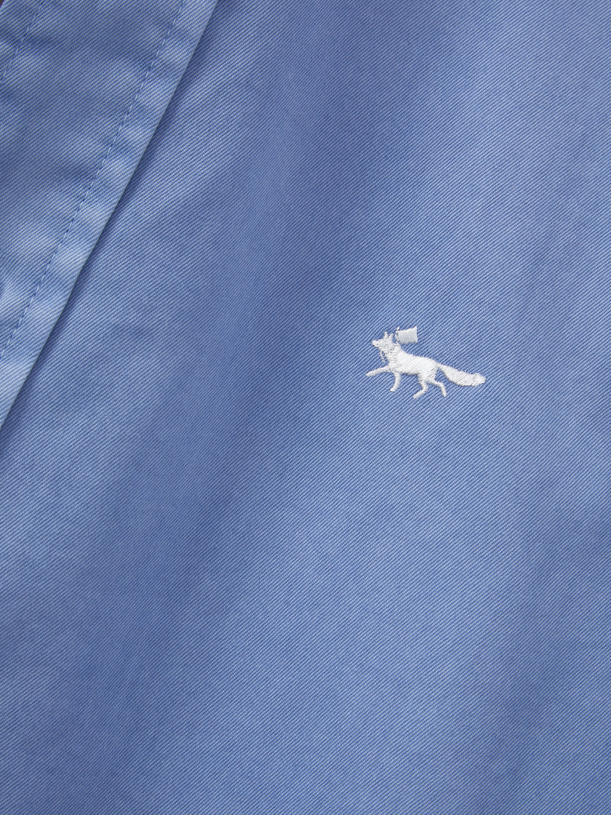 Aubin Bright Blue Hessle Shirt | Oxford Shirt