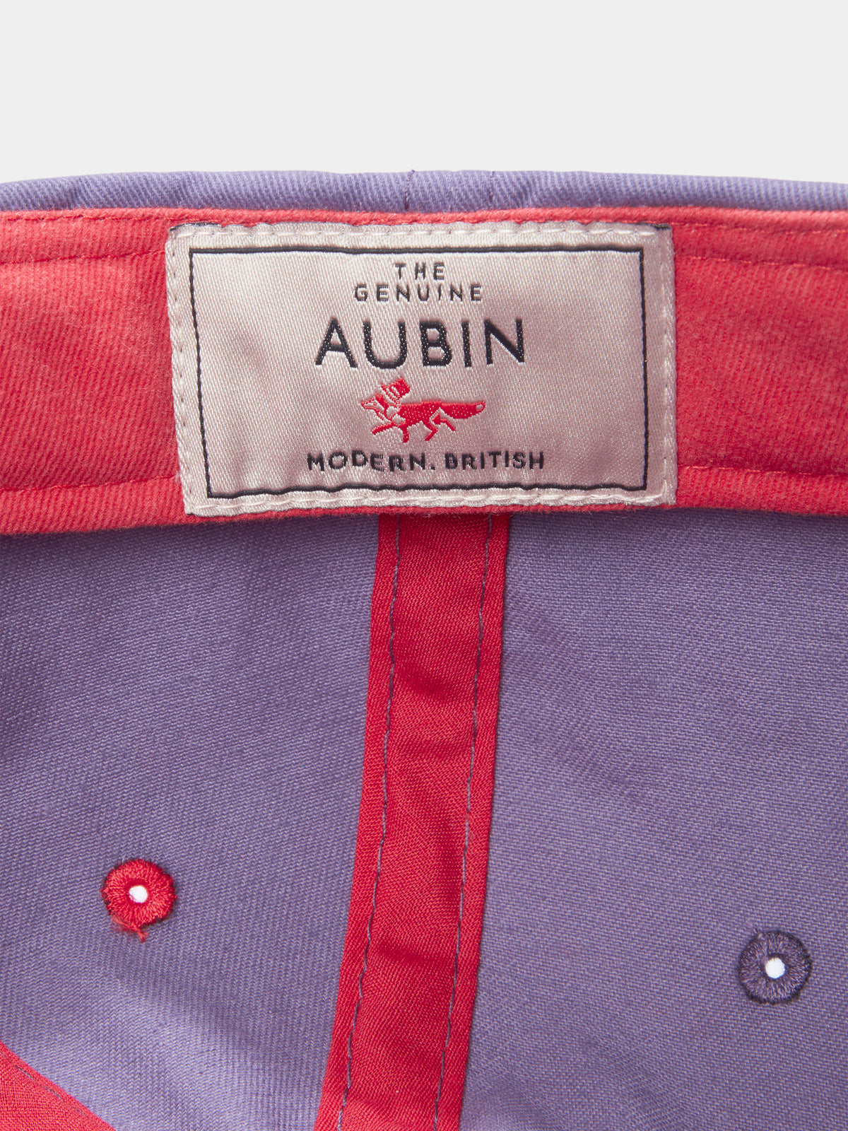 Aubin Purple Hendwell Washed Twill Cap | Hats