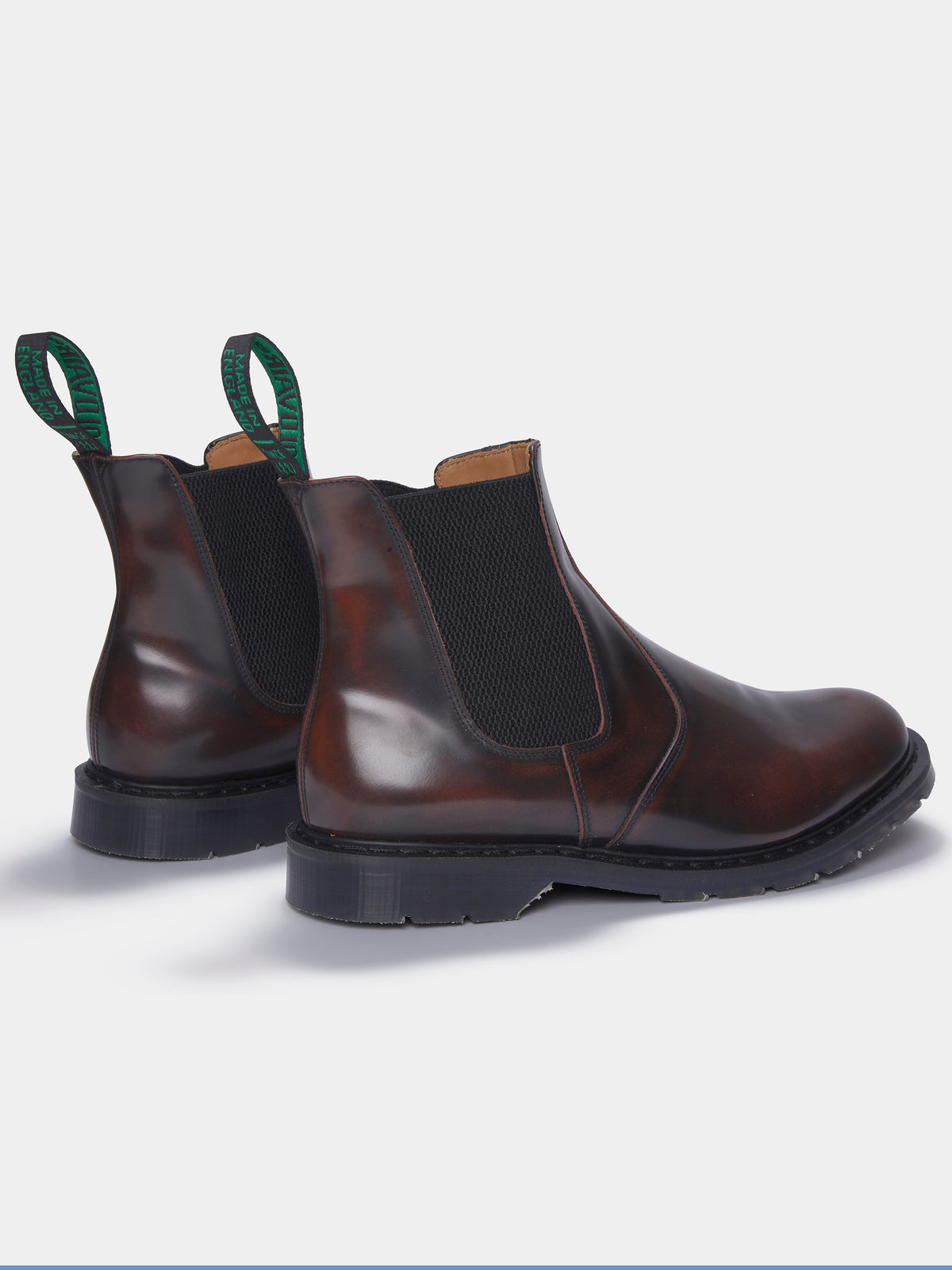 Aubin Burgundy Hi Shine Dealer Boot | Footwear