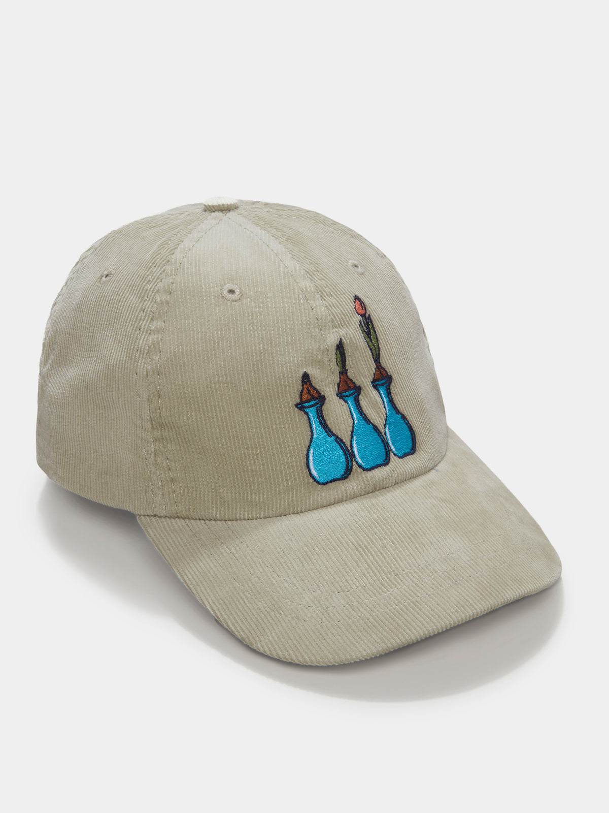 Aubin Green Dearne Cord Cap | Hats