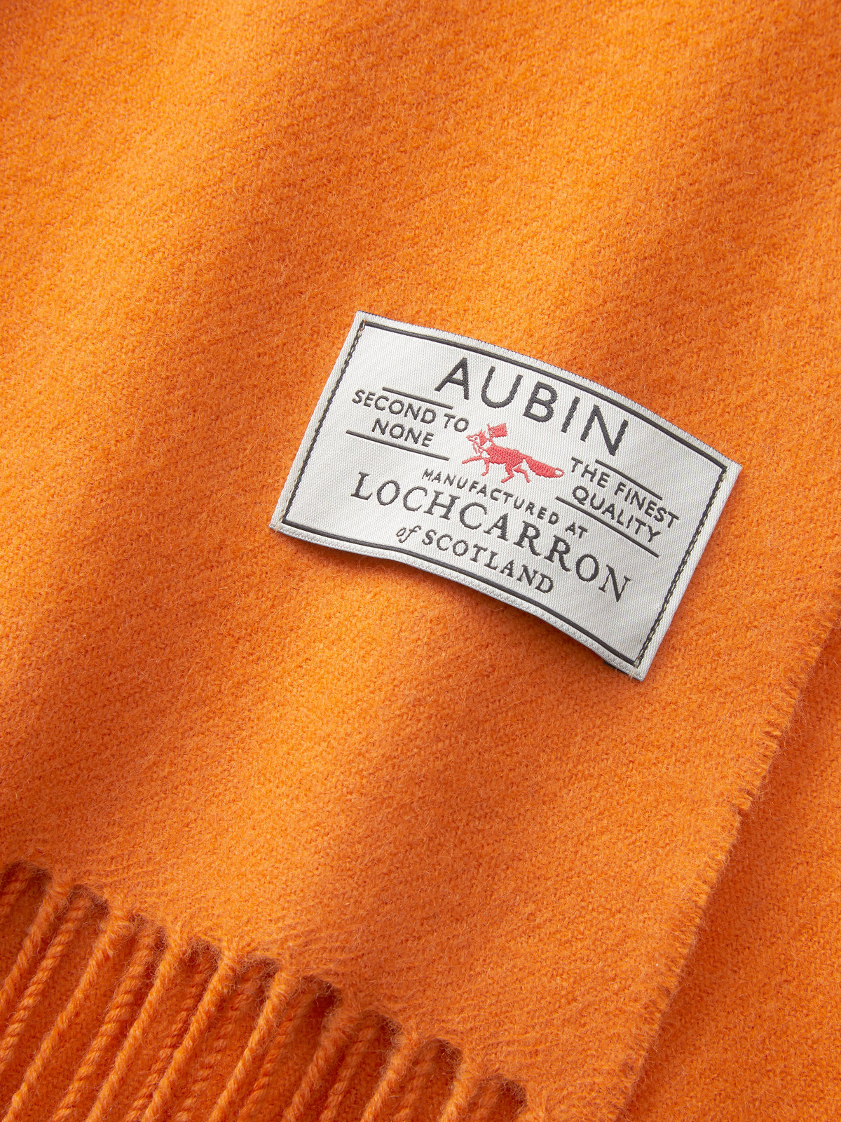 Aubin Orange Hamilton Wool Scarf | Scarf