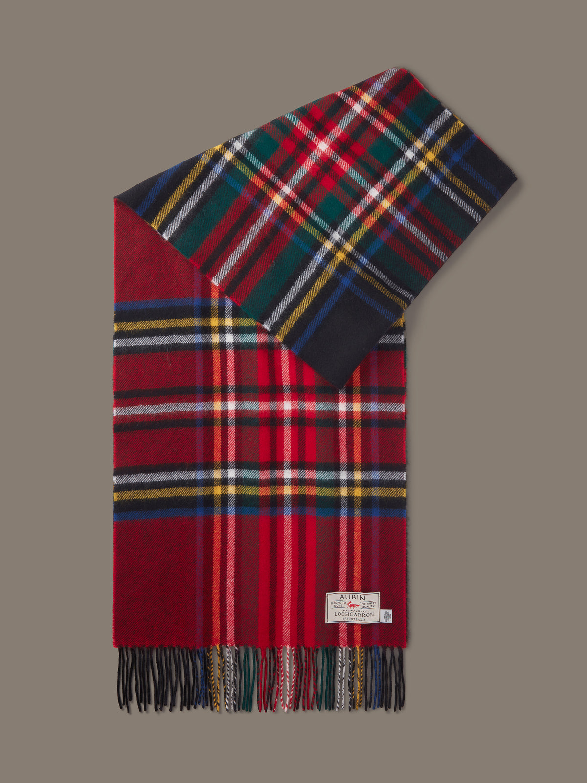 Aubin Tartan Mix Hamilton Wool Scarf | Scarf