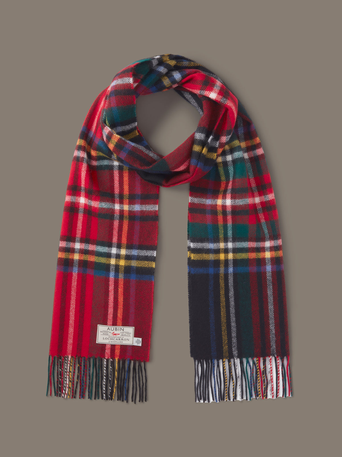 Aubin Tartan Mix Hamilton Wool Scarf | Scarf