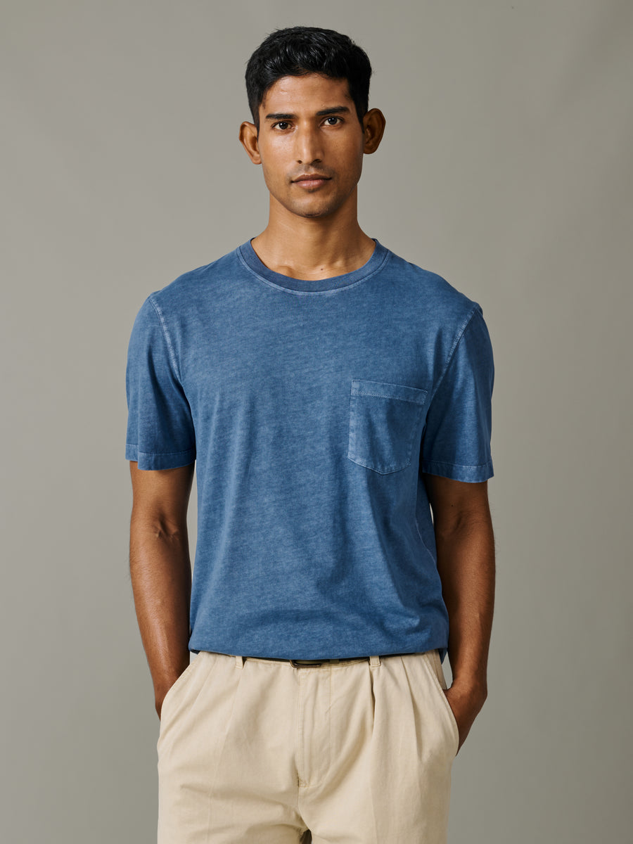 Hareby Garment Dyed Cotton T-Shirt
