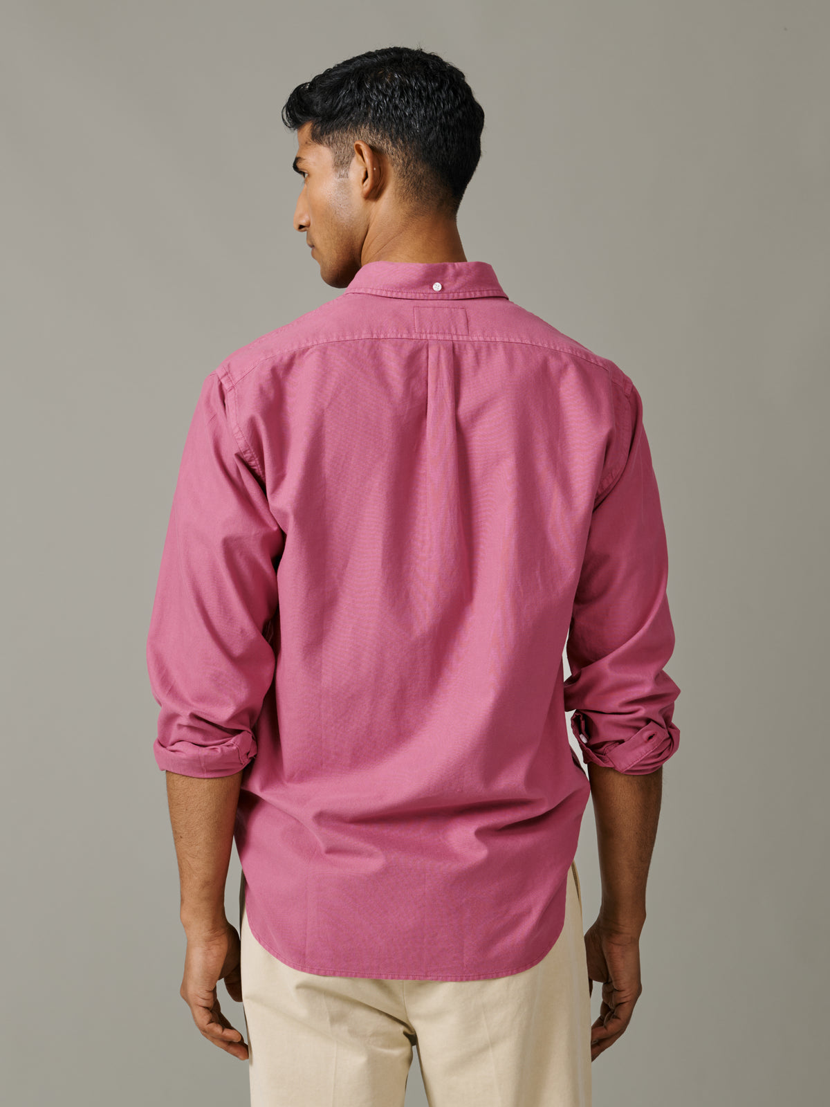 Aubin Fushia Horkstow Lightweight Relaxed Oxford Shirt | Oxford Shirt