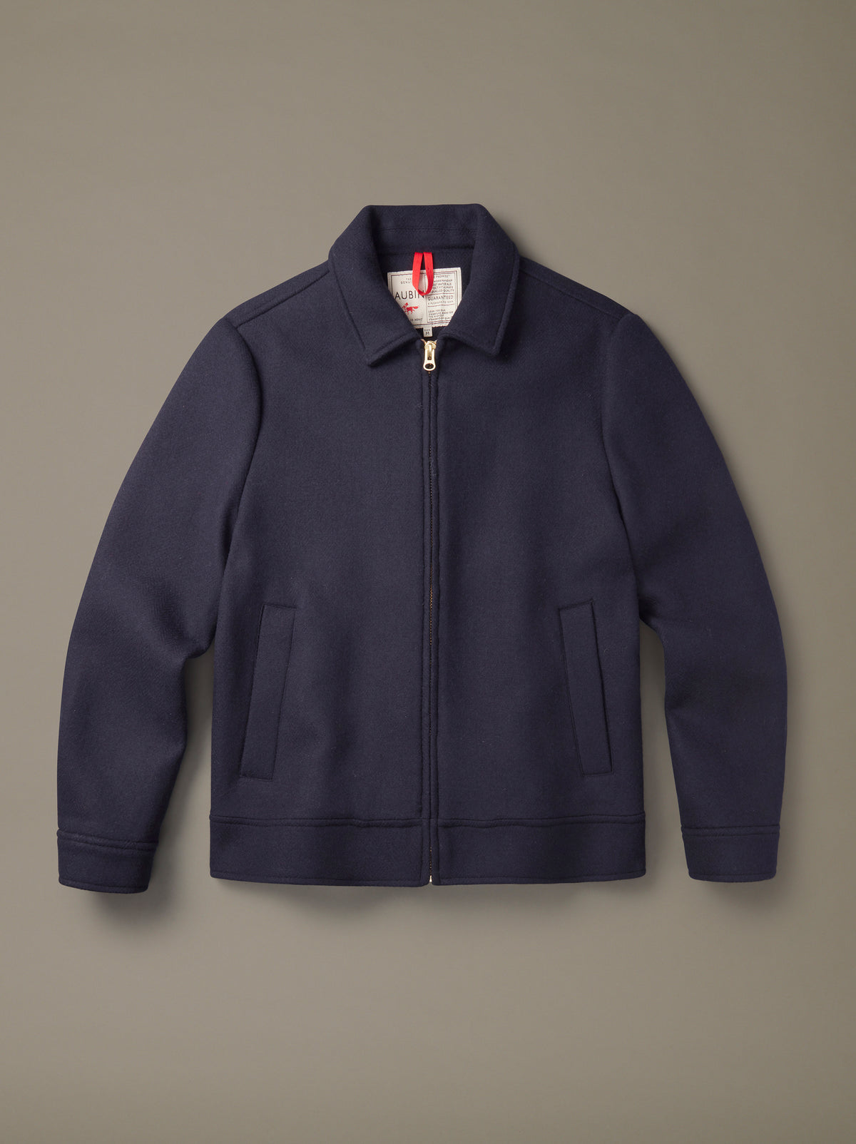 Aubin Navy Kinsley Wool Harrington | Harrington