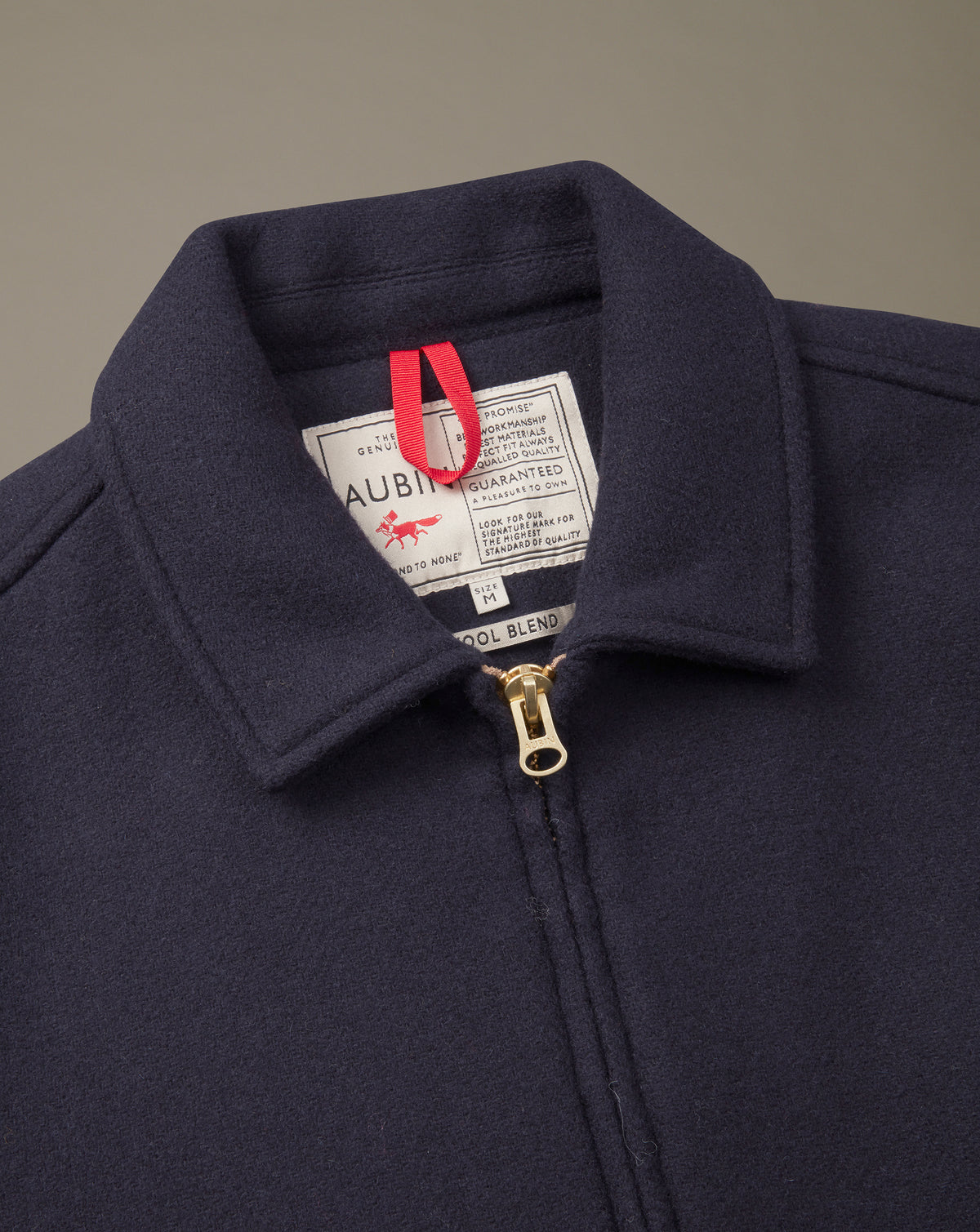 Aubin Navy Kinsley Wool Harrington | Harrington