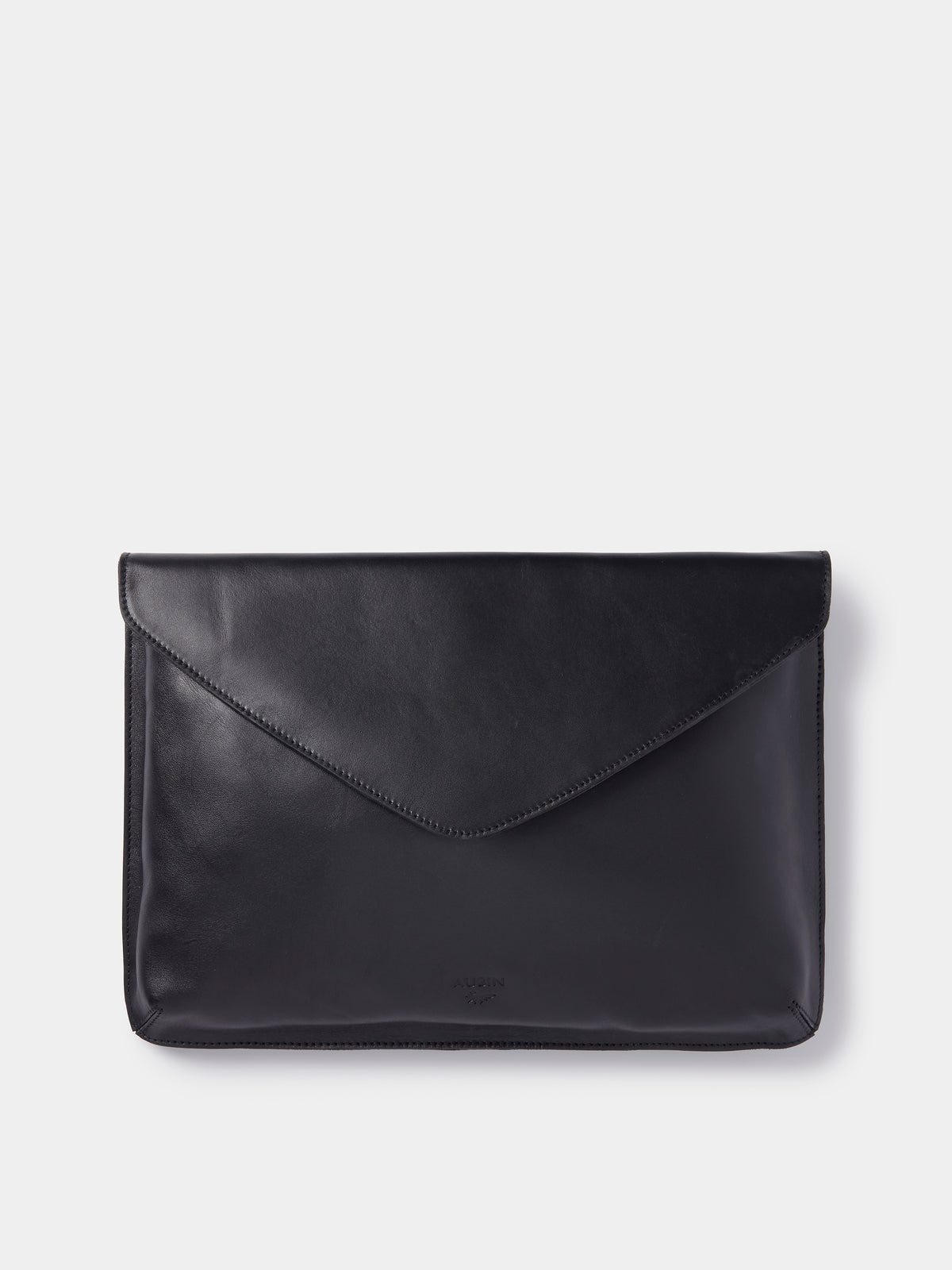 Aubin Black Leather Laptop Sleeve | Bags