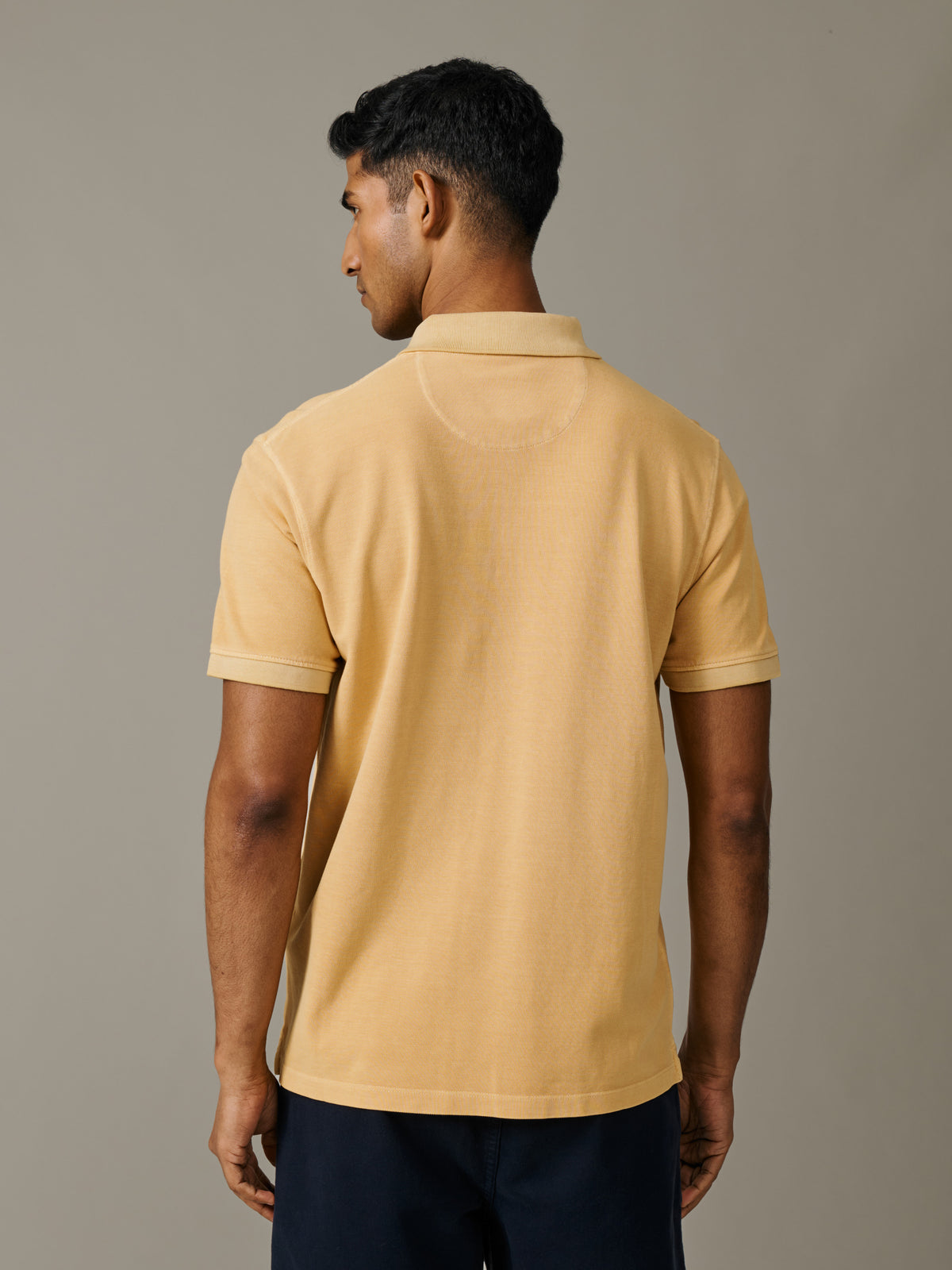 Aubin Lemon Lusby Pique Polo | Polo Shirts