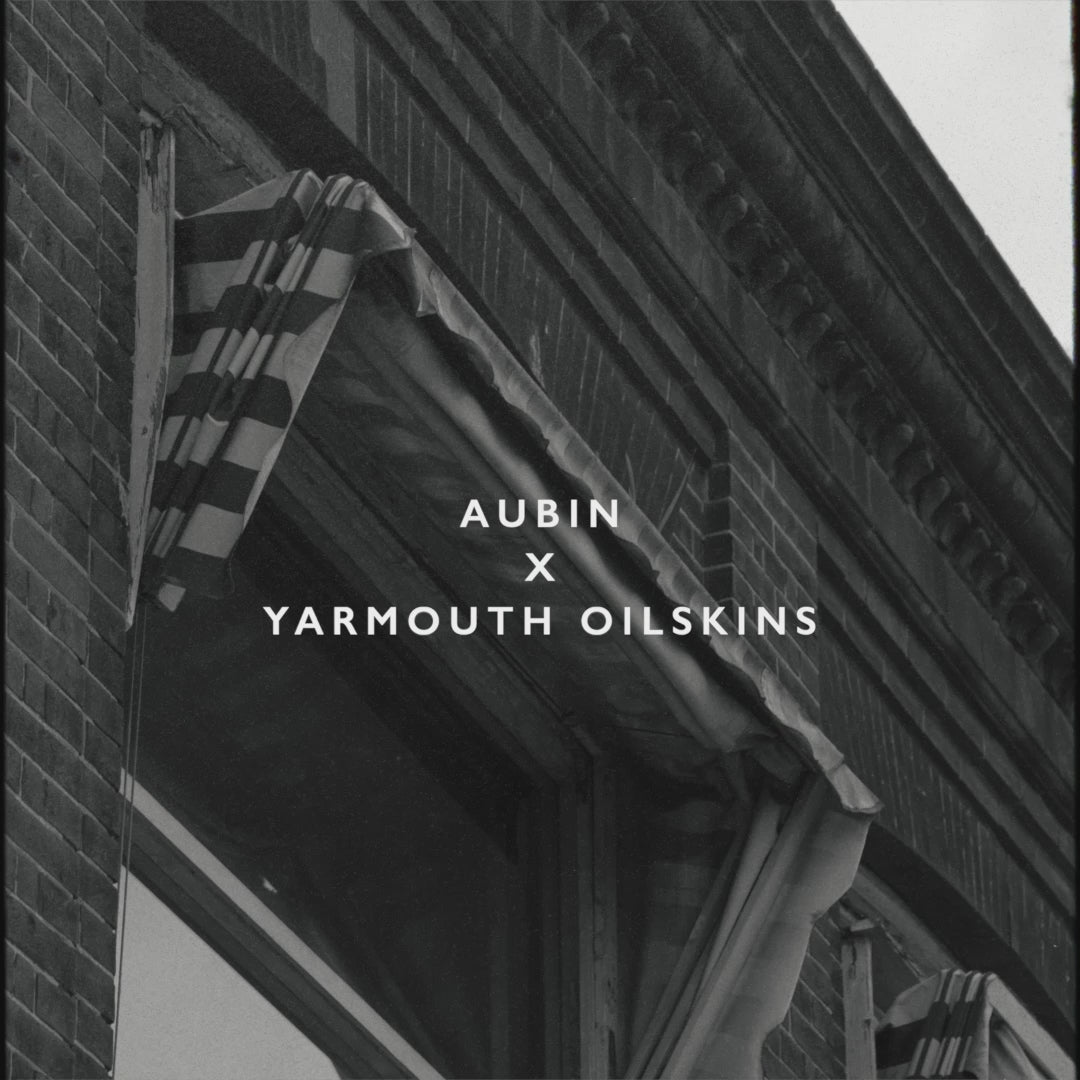 Video of Aubin Caenby Jacket in collab with Yarmouth Oilskins in Check