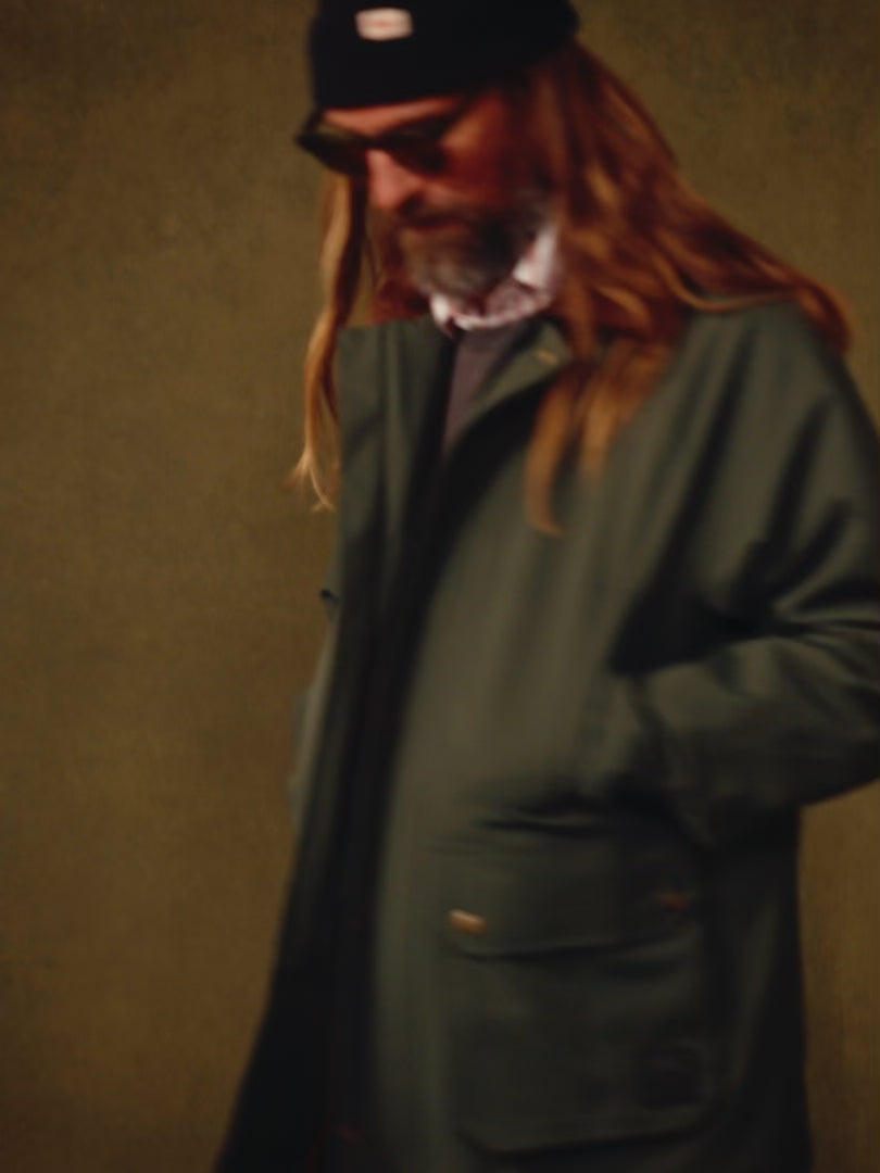 Video of Aubin Derwent Jacket in Khaki