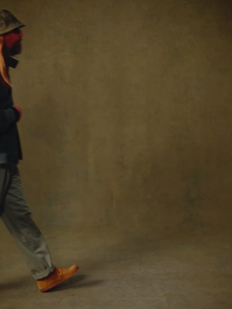 Video of Aubin Bolsover Corduroy Harrington in Khaki (2)