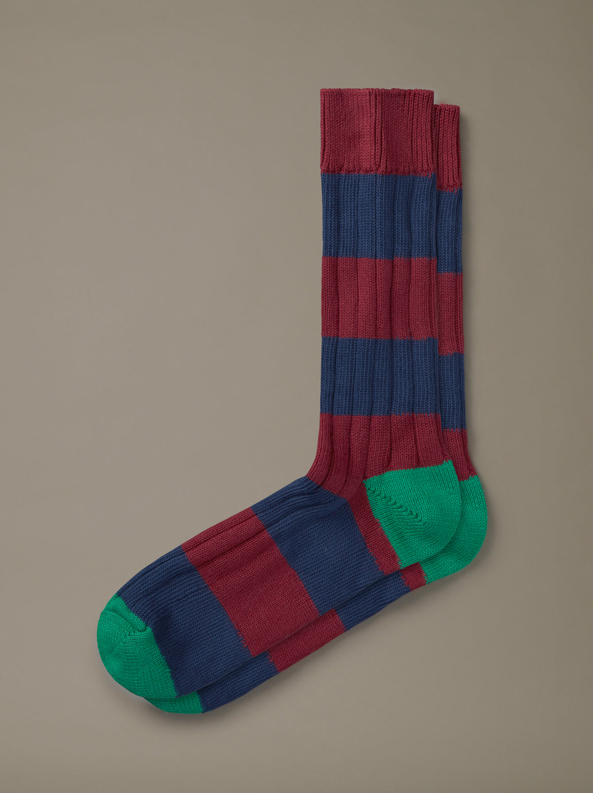 Aubin Port Stripe Rugby Striped Sock | Socks