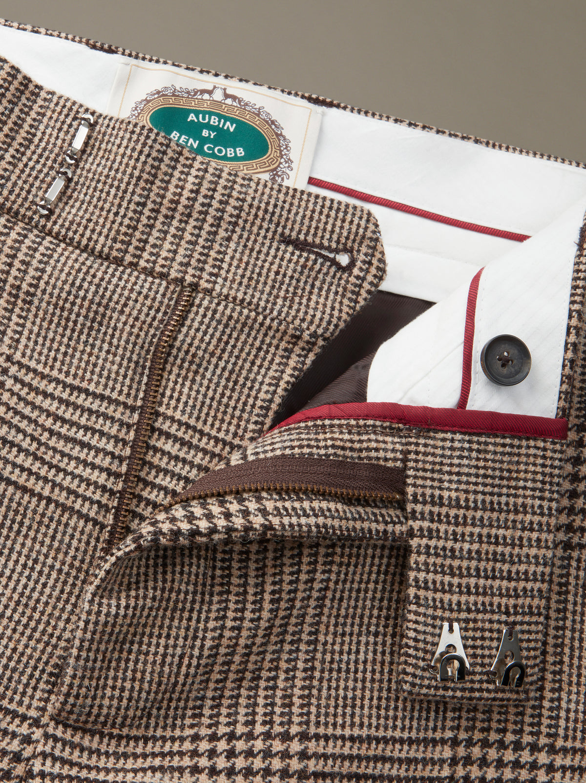 Aubin POW Prince of Wales Suit Trouser | Suit Trousers