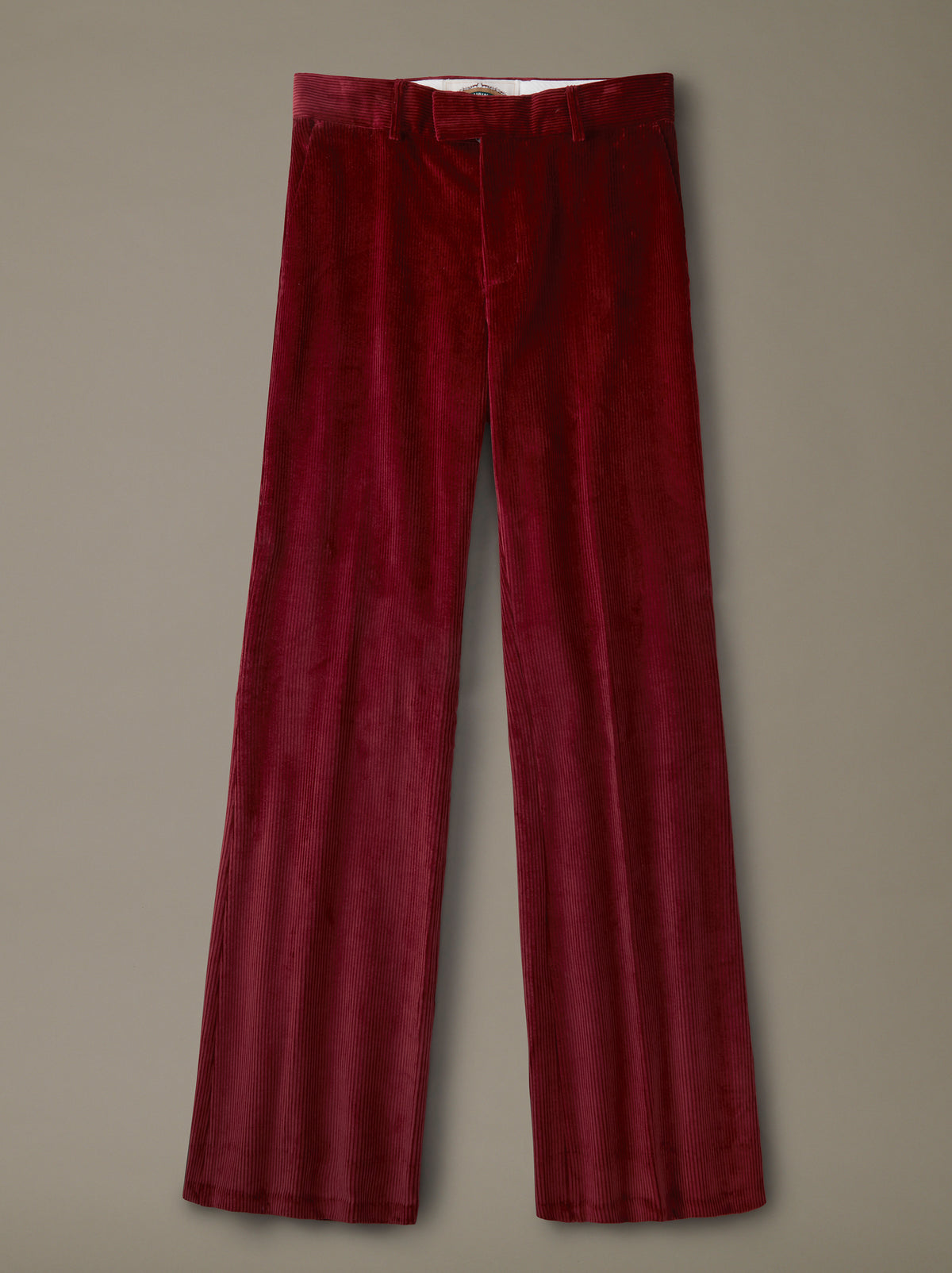 Aubin Dark Claret Ben Cobb Cord Trouser | Cord Trousers
