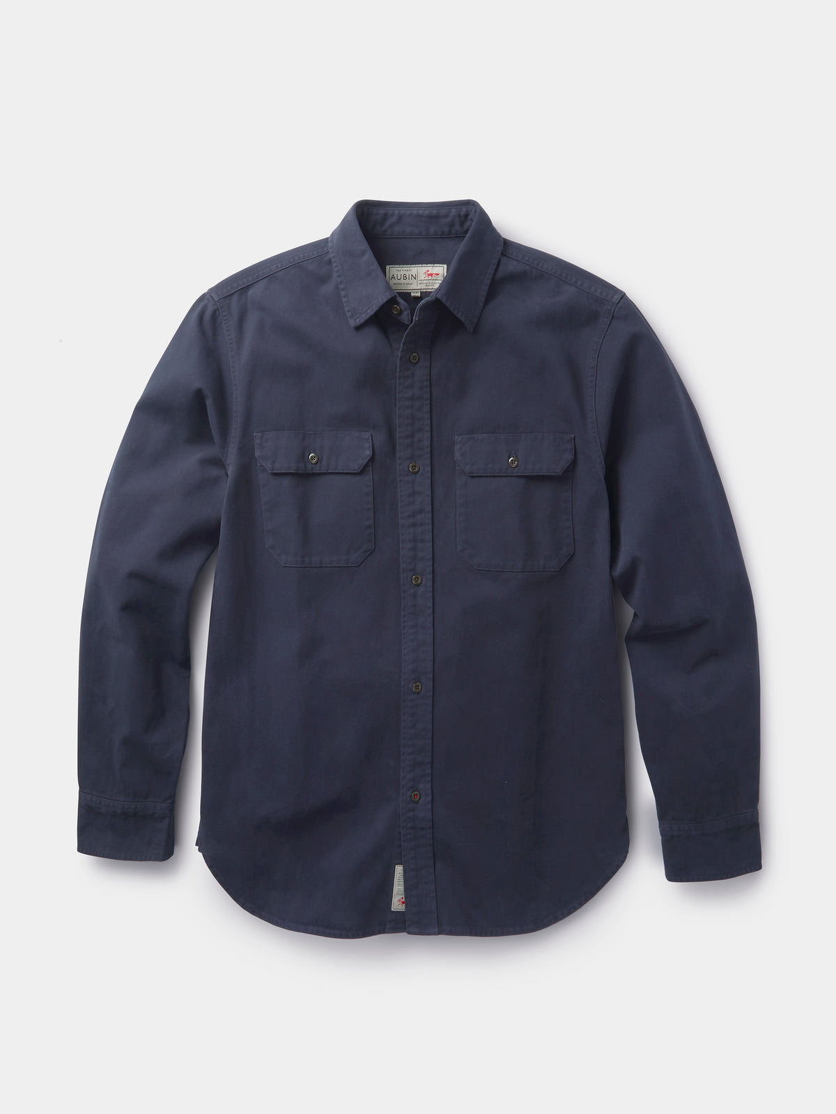 Aubin Navy Normanby Shirt | Overshirt
