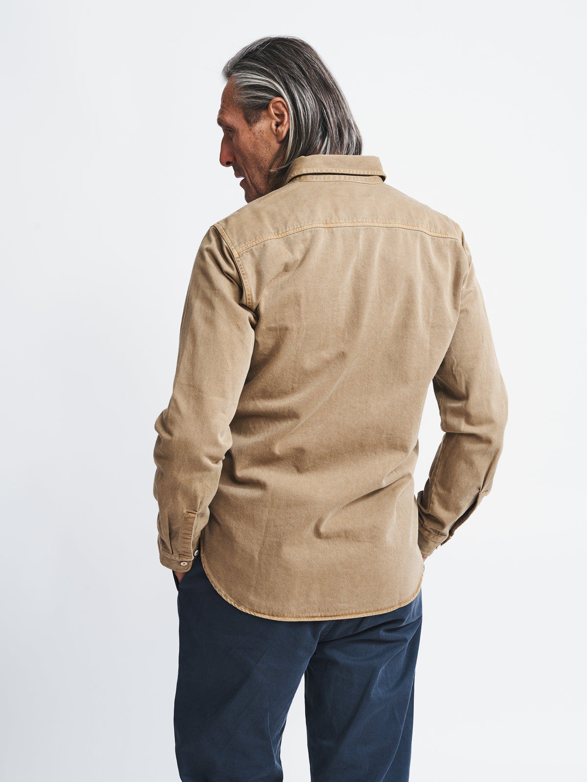Aubin Sand Normanby Shirt | Overshirt