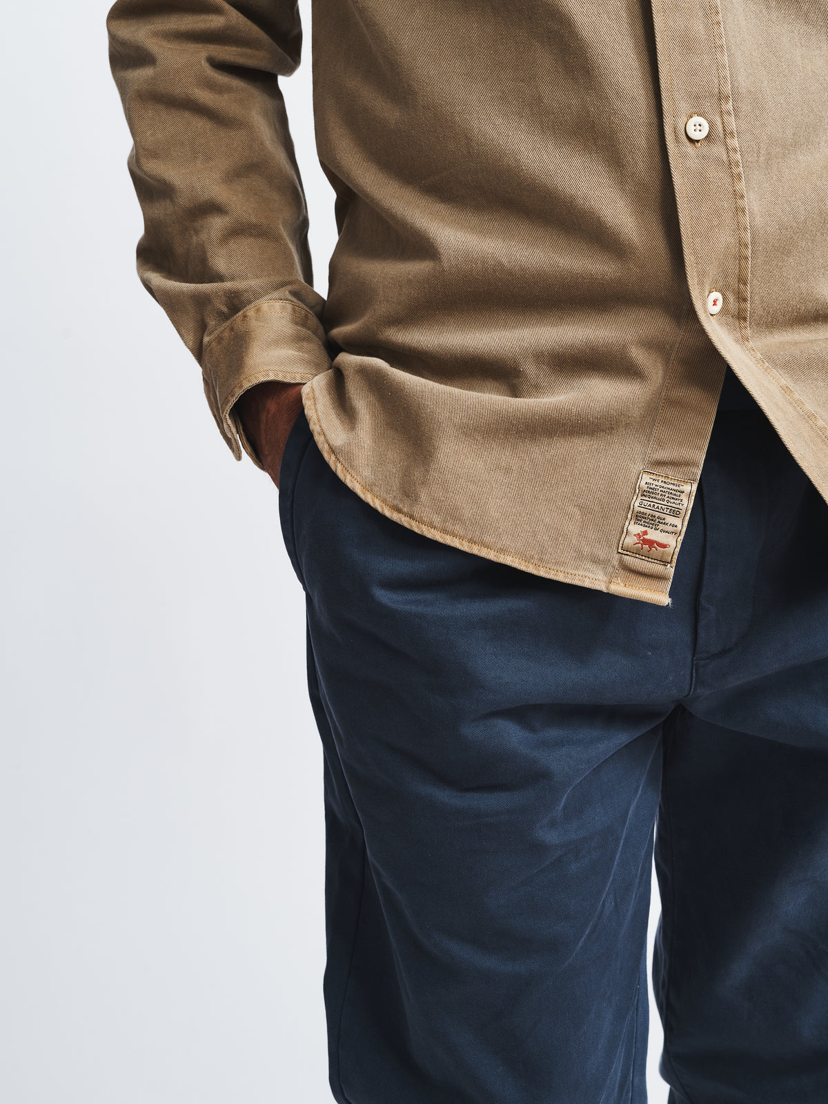 Aubin Sand Normanby Shirt | Overshirt