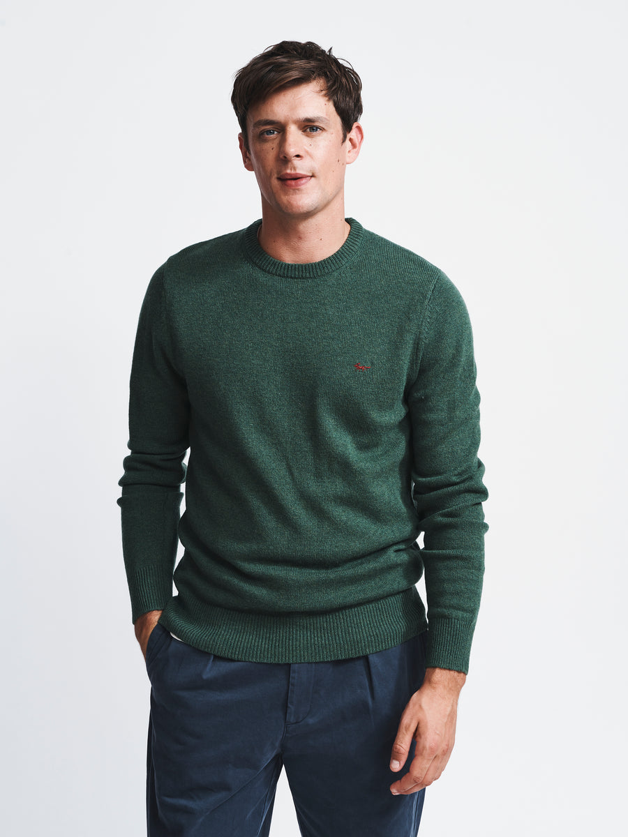 Leaf Westbourne Merino Crew Neck Jumper