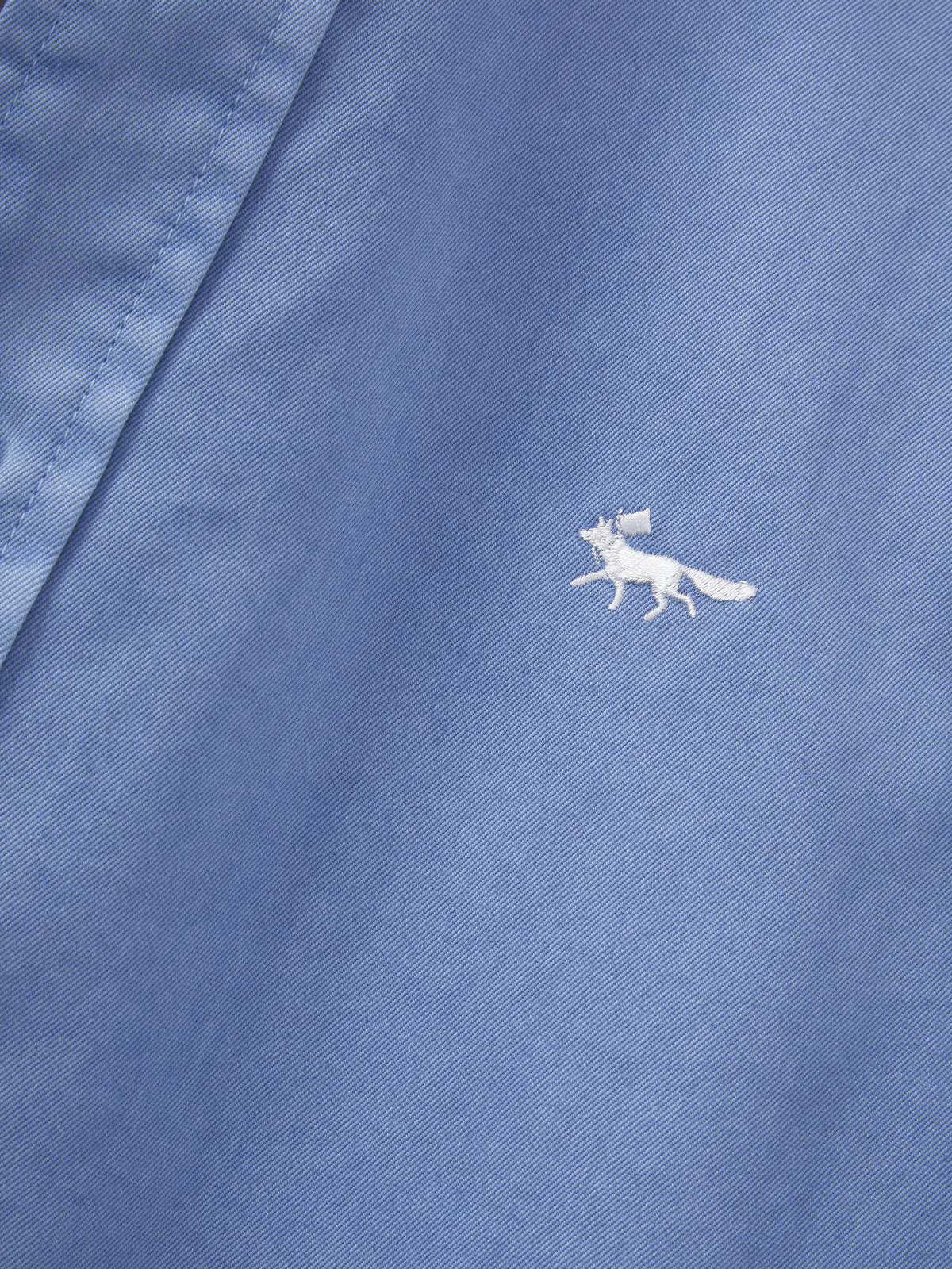 Aubin Bright Blue Hessle Shirt | Oxford Shirt