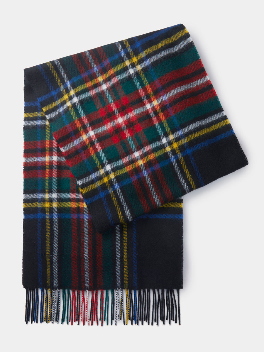 Stewart Check Hamilton Wool Scarf