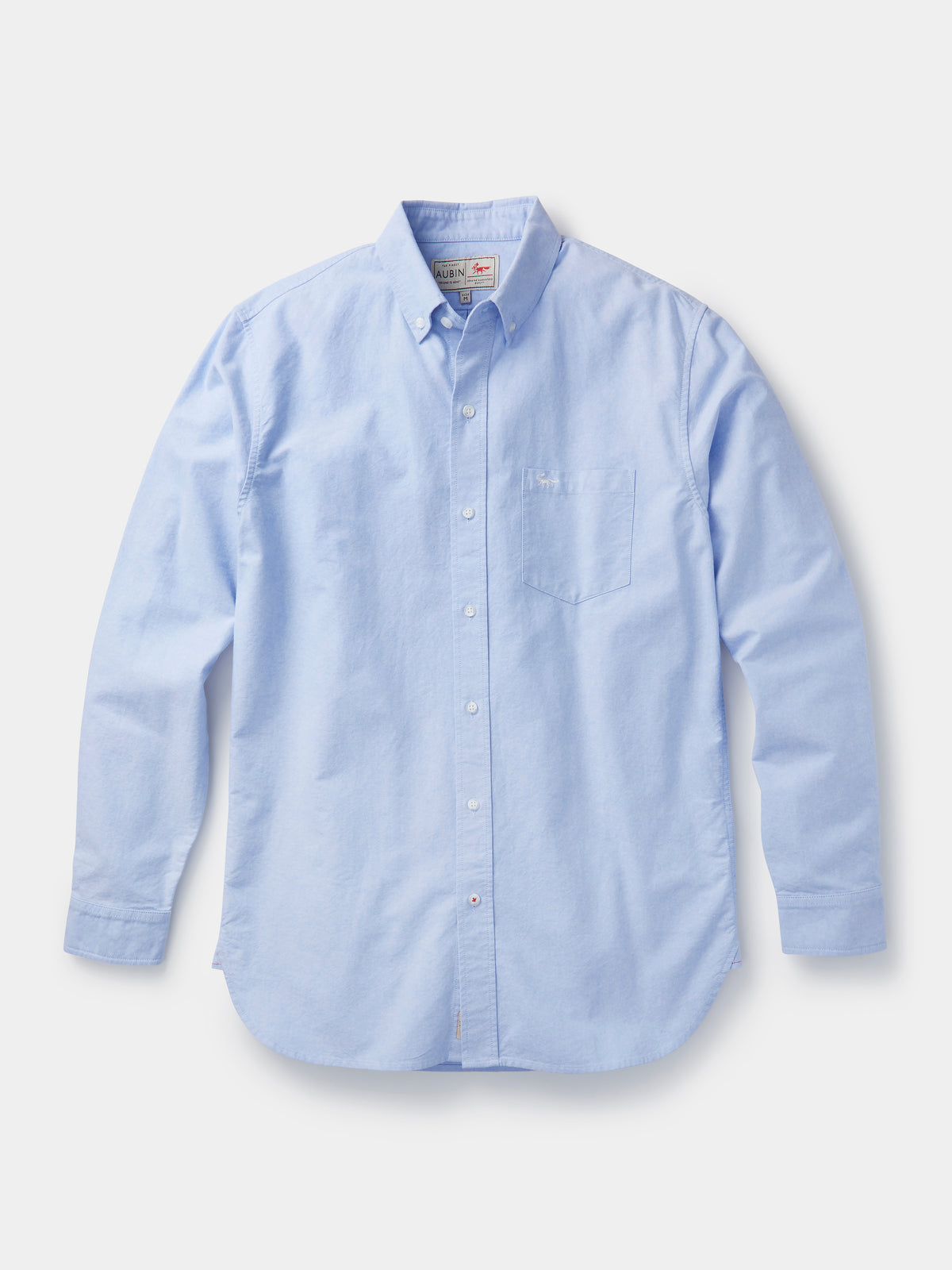 Aubin Pale Blue Aldridge Oxford Button Down Shirt | Oxford Shirt