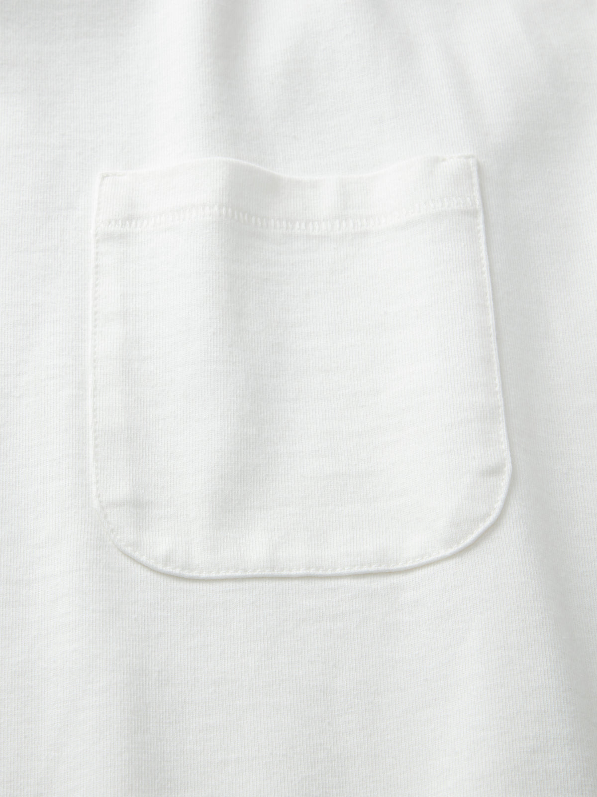 Aubin Newburgh Relaxed T-Shirt in Chalk White, flat lay detail