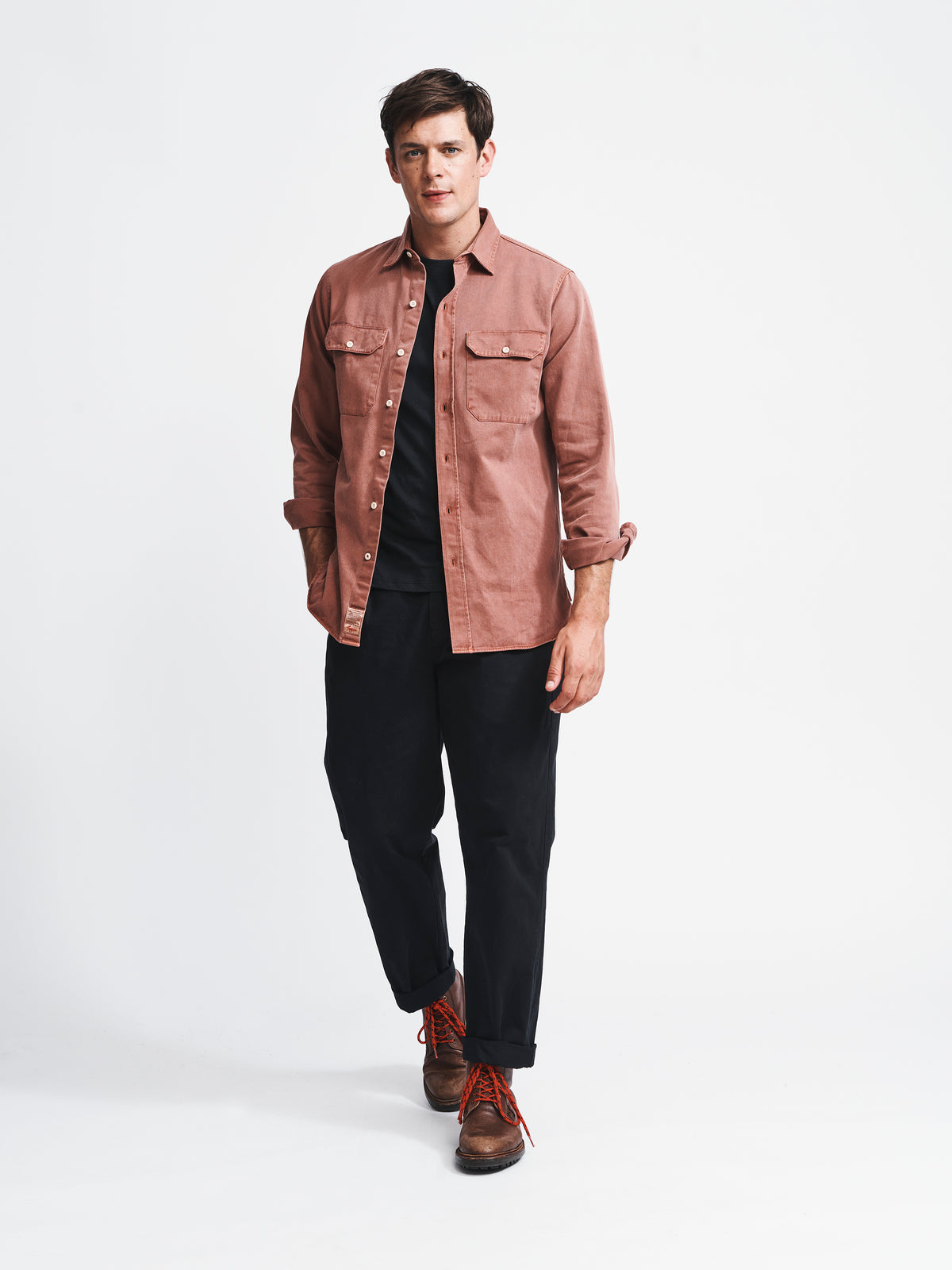 Aubin Rust Normanby Shirt | Overshirt