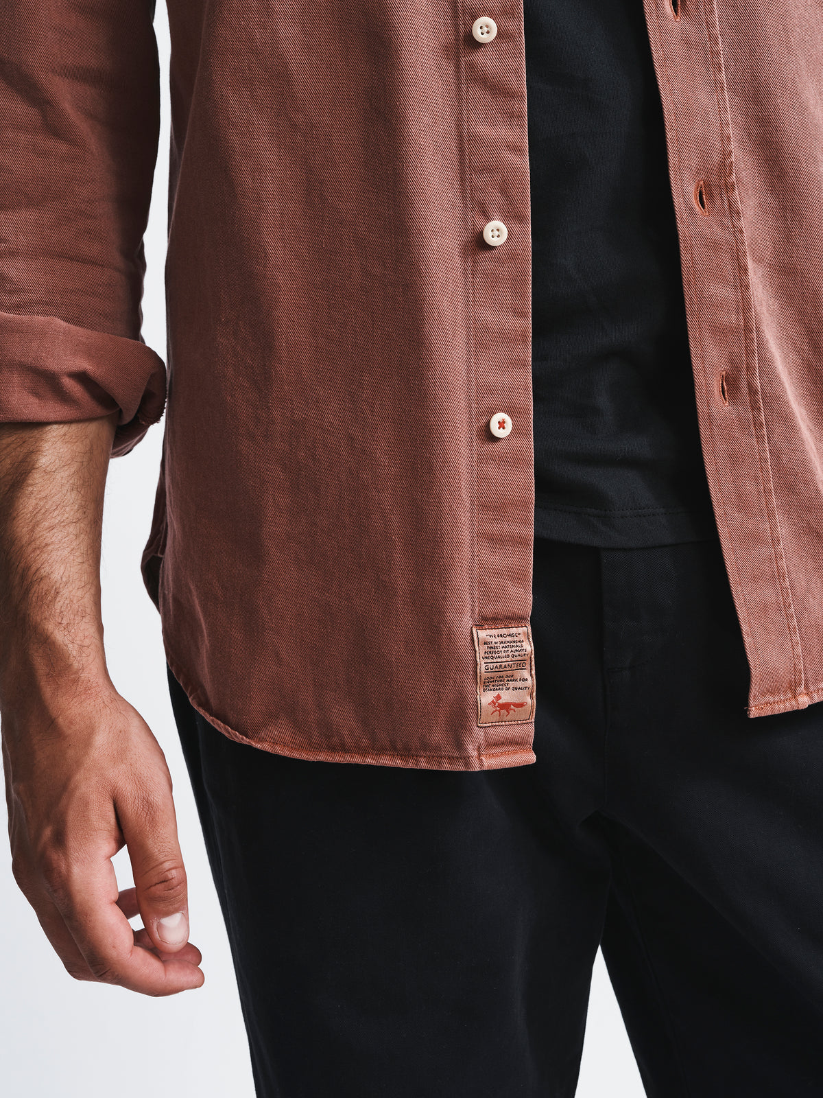Aubin Rust Normanby Shirt | Overshirt
